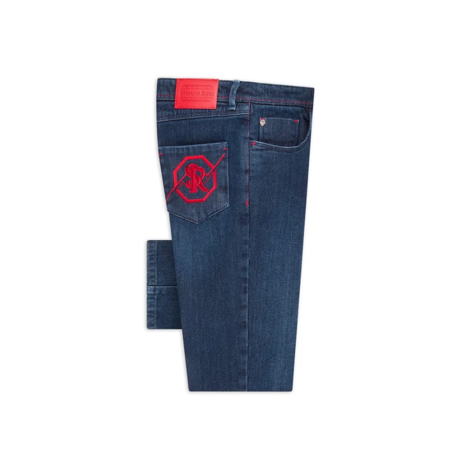 Stefano Ricci Junior Boys' Premium Denim Jeans for Stylish Comfort