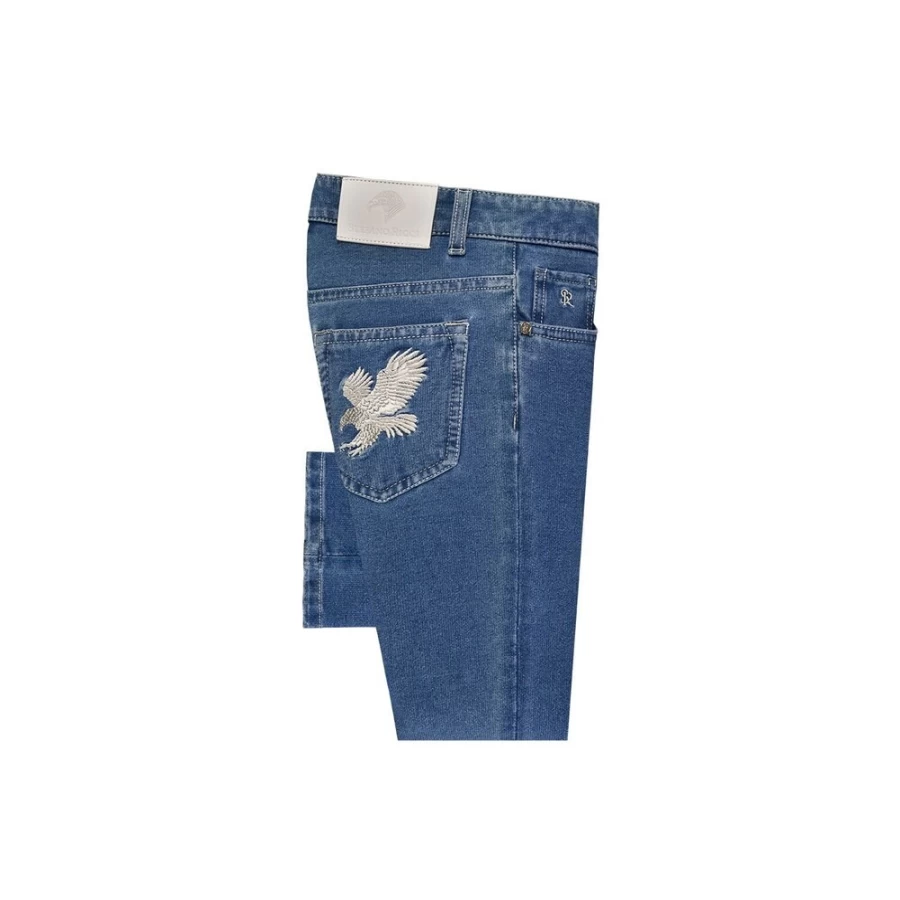 "Stefano Ricci Junior Five Pocket Jeans for Boys – Stylish & Comfortable Denim Pants"