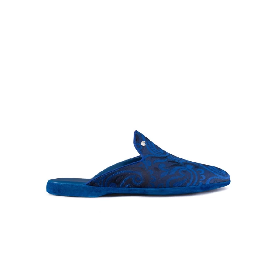 Stefano Ricci Luxury Silk Slippers for Men - Elegant Comfort in Classic Color B002