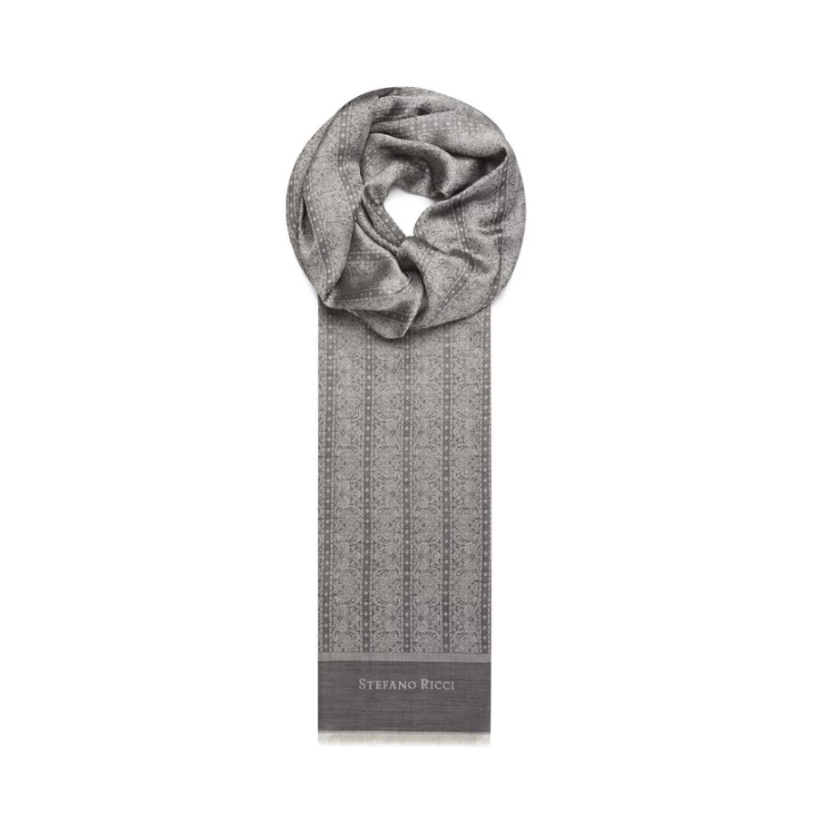 Stefano Ricci Luxury Silk and Cashmere Scarf in Elegant Color 7442_3105