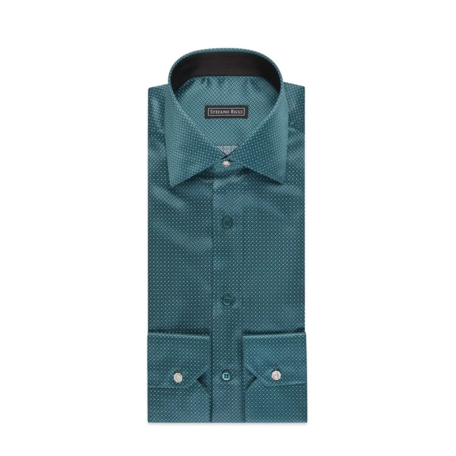 "Stefano Ricci Men's Handmade Torino Shirt – Premium Luxury Shirt"