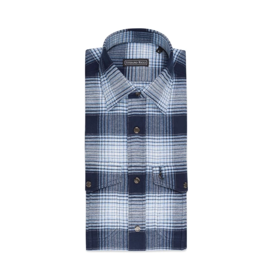 Stefano Ricci Men's Handmade Rust-Colored Shirt – Premium Luxury Fashion