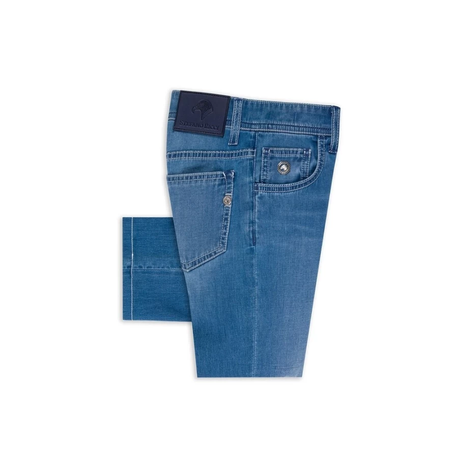 Stefano Ricci Junior Slim Fit Jeans for Stylish Comfort