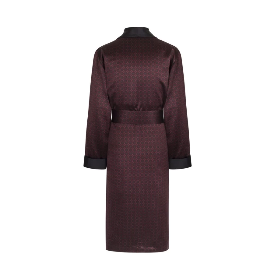 Stefano Ricci Men's Luxury Silk Robe - Premium Elegant Bathrobe for Gentlemen