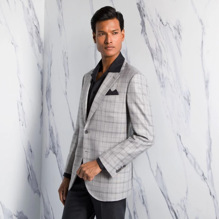 "Stefano Ricci Men's Two-Button Deconstructed Blazer Jacket"