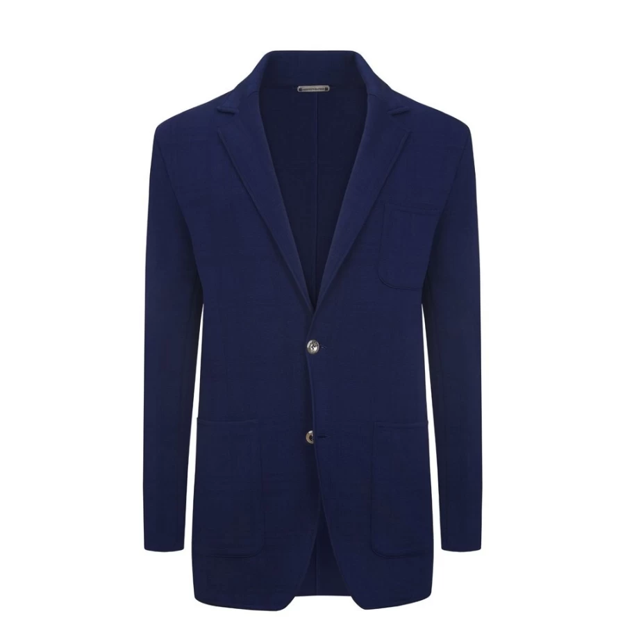 "Stefano Ricci Men's Luxury Knit Jacket – Premium Cashmere Blend Winter Coat"