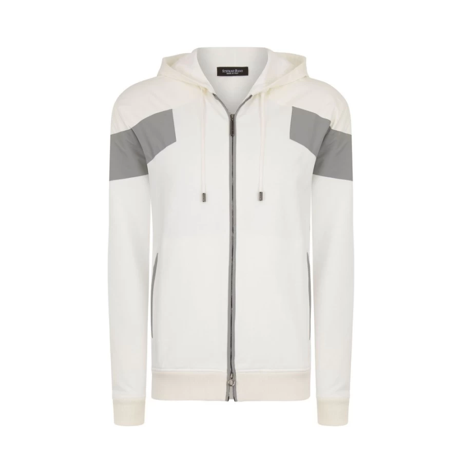 Stefano Ricci Men's Premium Hooded Jogging Sweatshirt for Athletic Comfort & Style