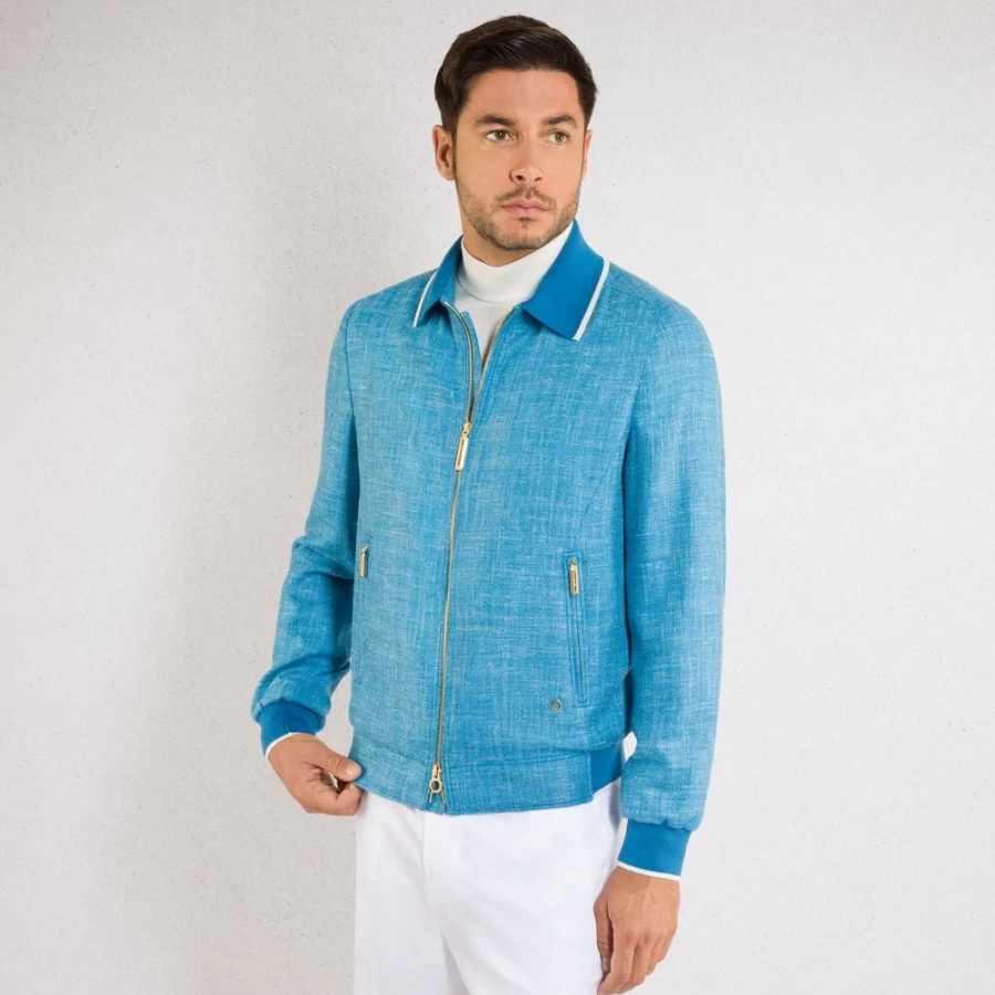 Stefano Ricci Men's Luxury Blouson Jacket – Premium Designer Outerwear