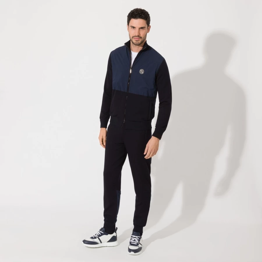 Stefano Ricci Men's Premium Jogging Suit Blouson - Luxury Tracksuit for Running & Casual Wear