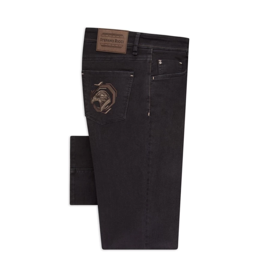"Stefano Ricci Men's Premium Luxury Jeans for Style & Comfort"