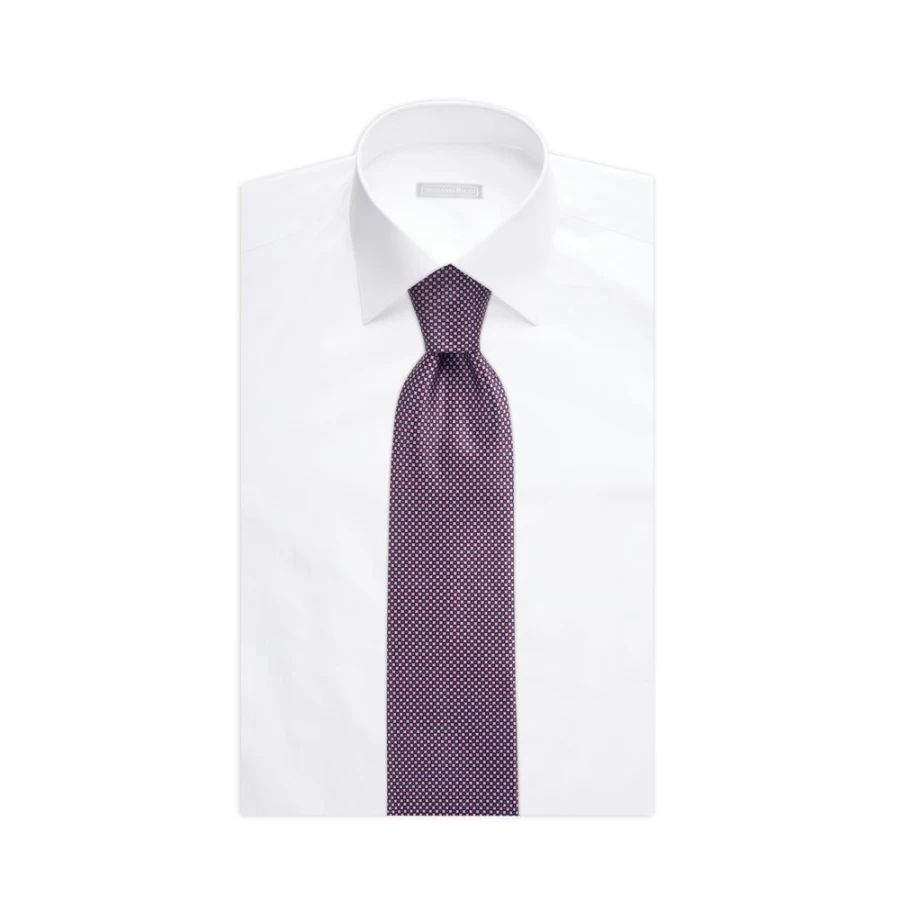 Stefano Ricci Luxury Hand-Printed Silk Tie in Elegant Color 47006_006