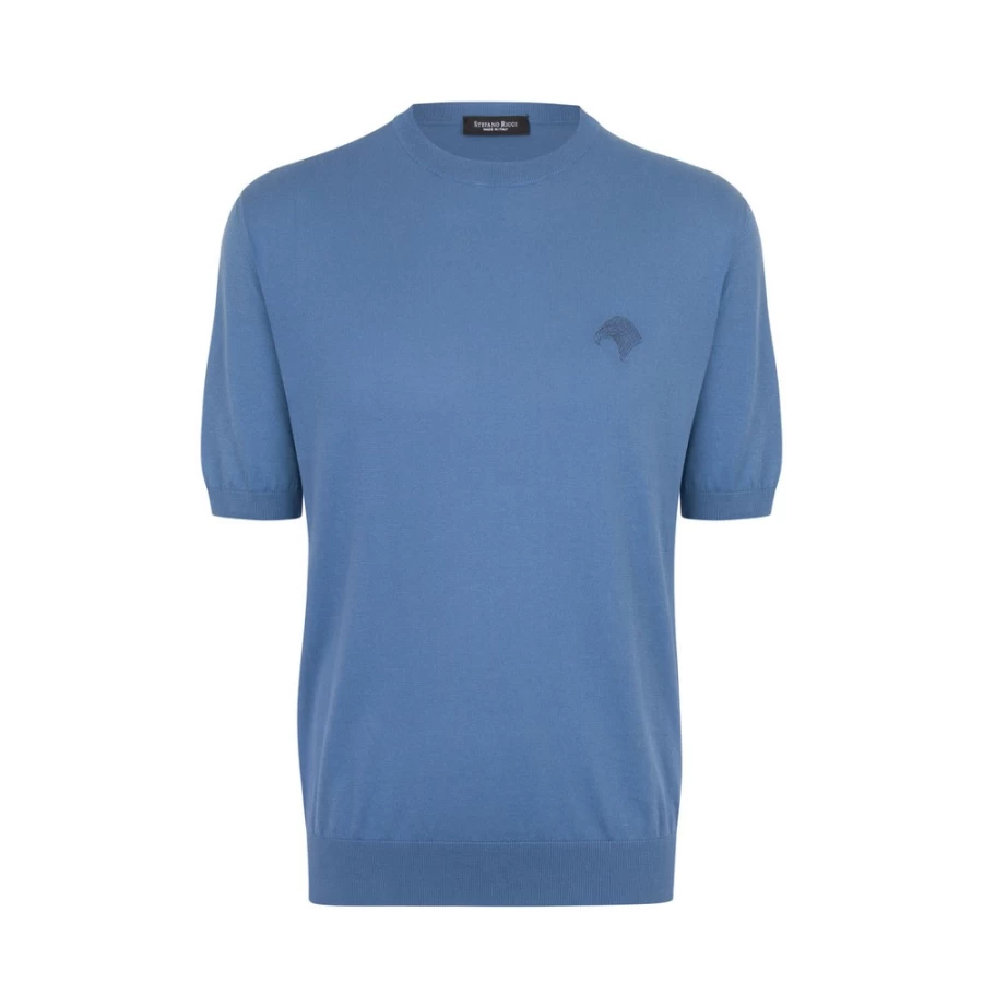 Stefano Ricci Men's Short Sleeve Crewneck Sweater in Color F23145_176
