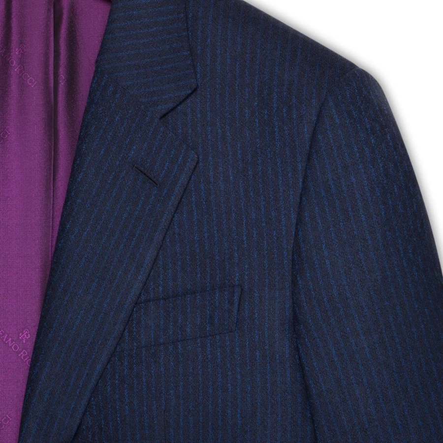 Stefano Ricci Men's Premium Two-Button Suit - Classic Fit Formal Business Attire