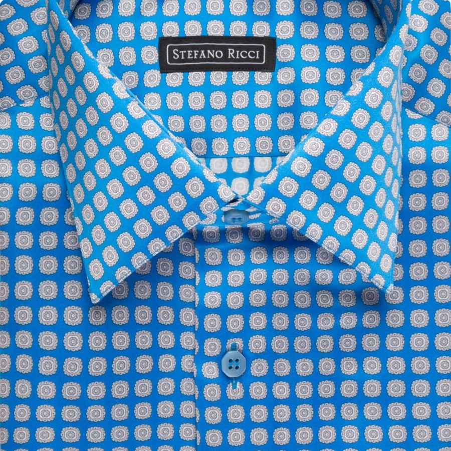 "Stefano Ricci Men's Handmade Torino Shirt – Luxury Italian Dress Shirt"