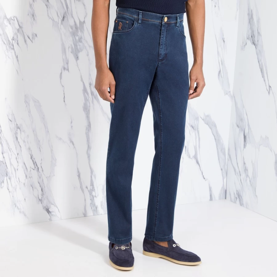 "Stefano Ricci Men's Premium Luxury Jeans for Style & Comfort"