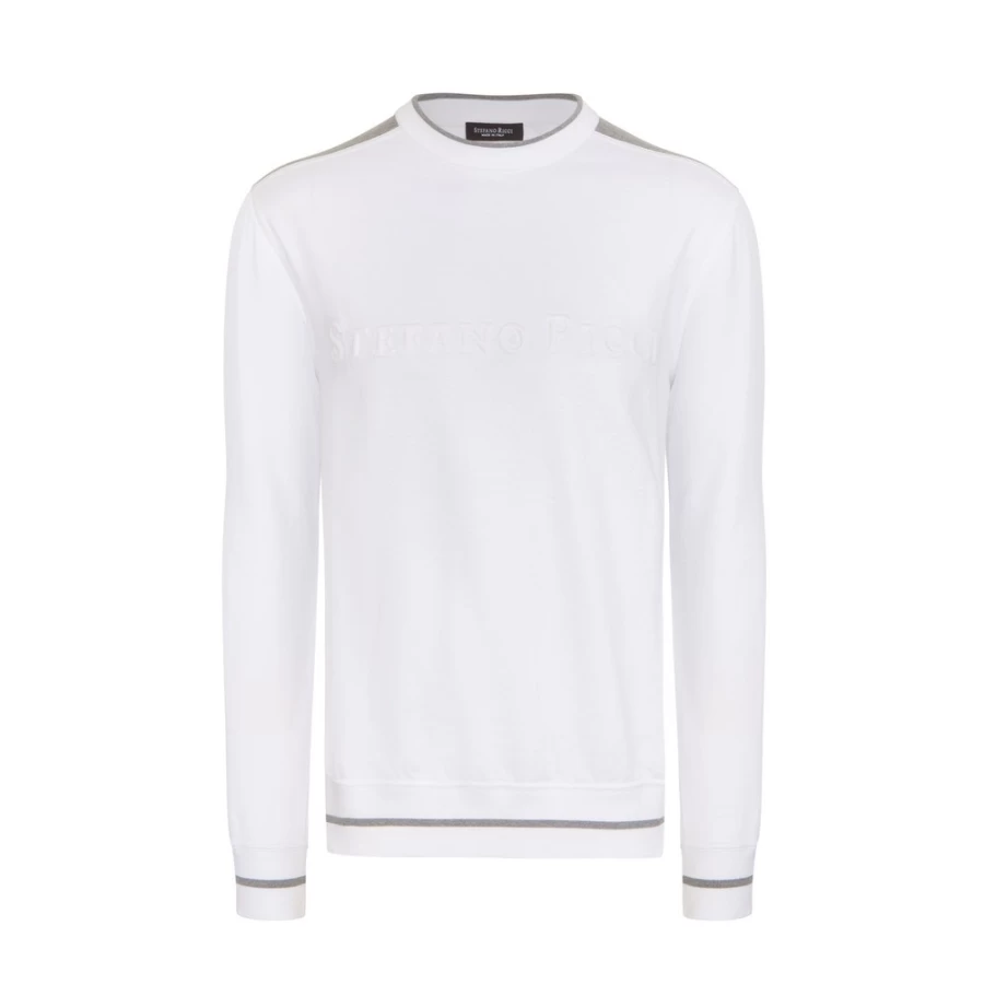 Stefano Ricci Men's Luxury Crewneck Sweater in Classic Color T20416_3100
