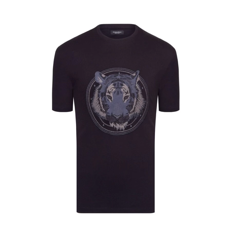 Stefano Ricci Men's Premium Short Sleeve Crew Neck T-Shirt