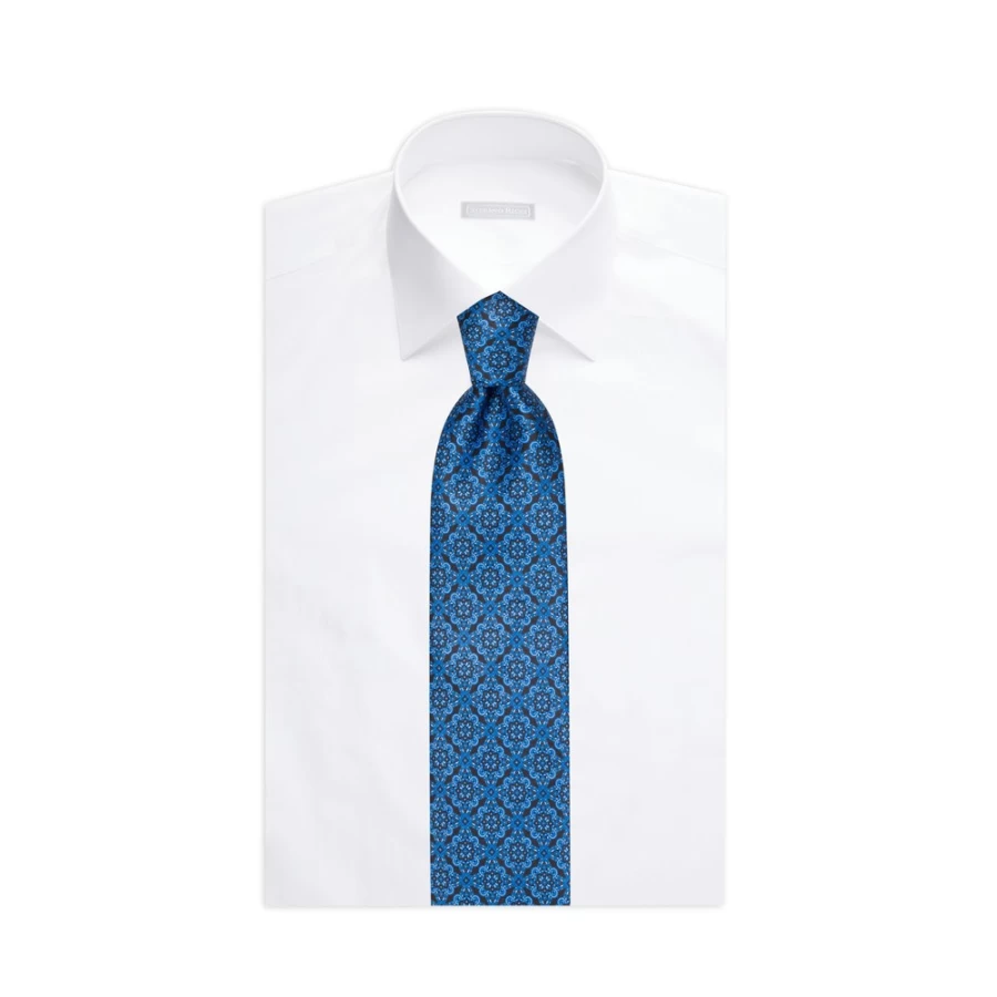 Stefano Ricci Luxury Hand-Printed Silk Tie in Elegant Color 45005_001