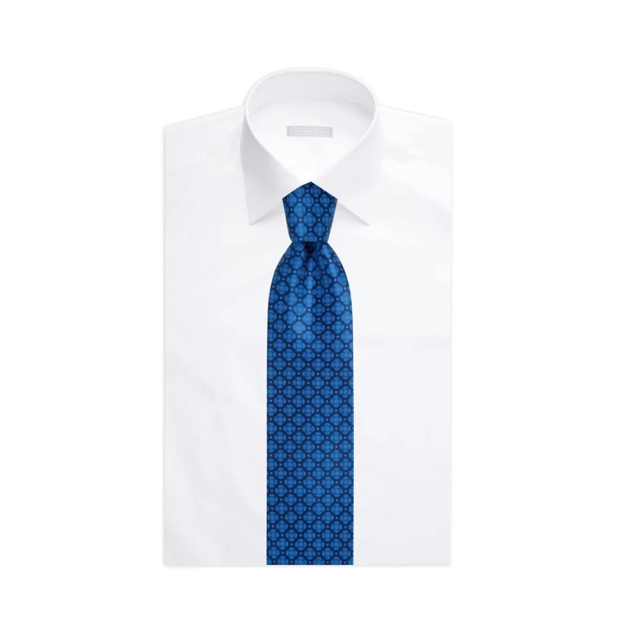 Stefano Ricci Luxury Hand-Printed Silk Tie in Elegant Color 45035_005