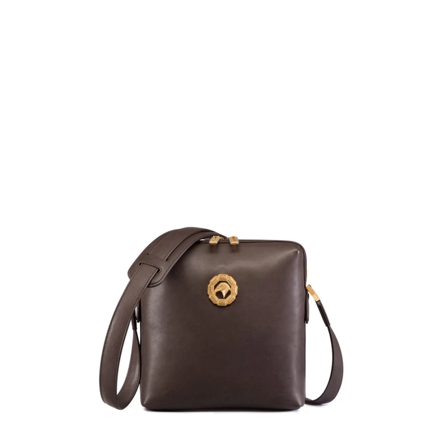 Stefano Ricci Luxury Calfskin Leather Messenger Bag for Men - Premium Designer Briefcase