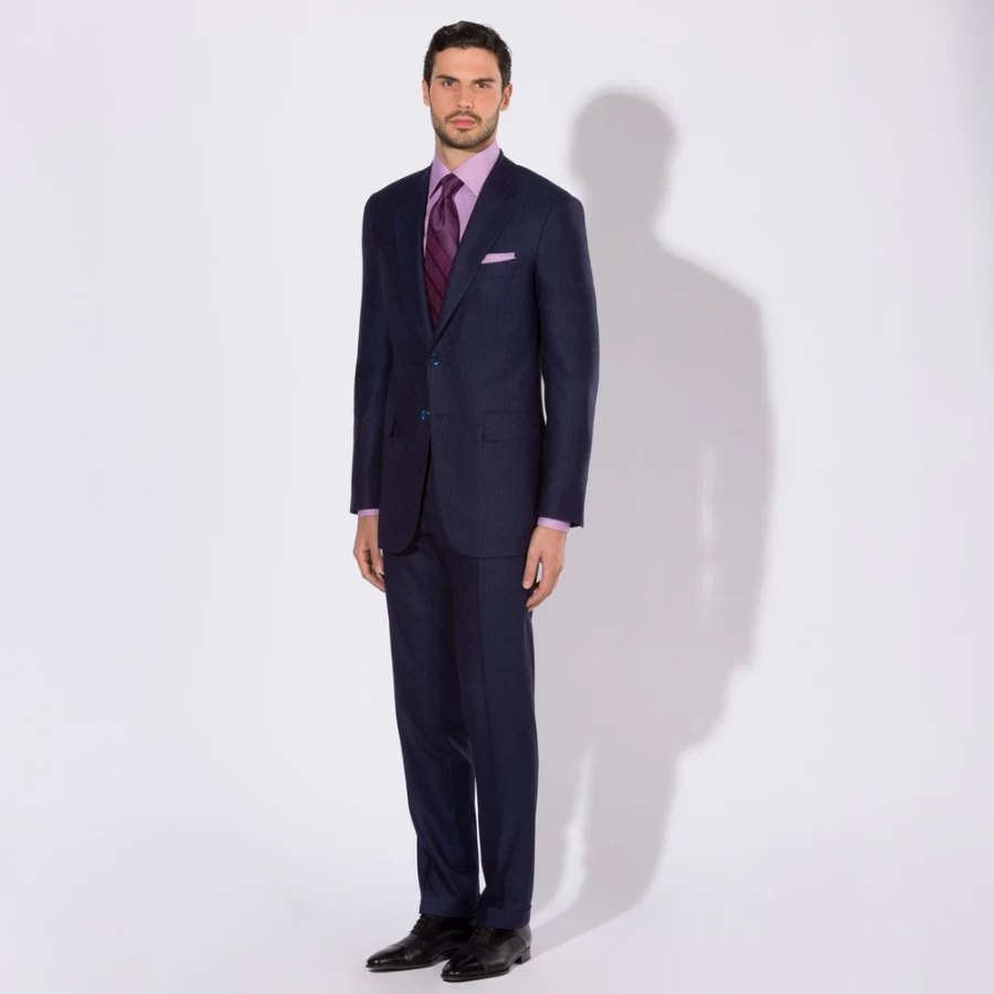 "Stefano Ricci Men's Luxury Two-Button Fiesole Suit – Premium Tailored Blazer"