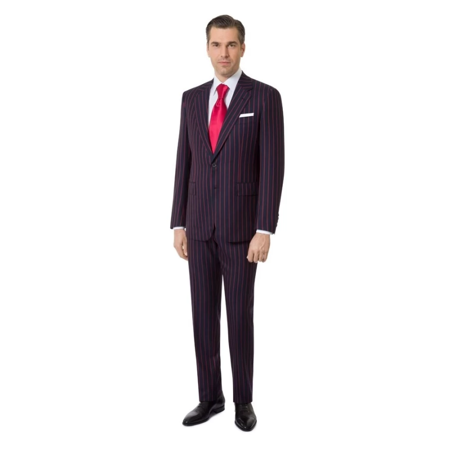 "Stefano Ricci Men's Premium Two-Button Suit – Classic Formal Blazer for Business & Events"