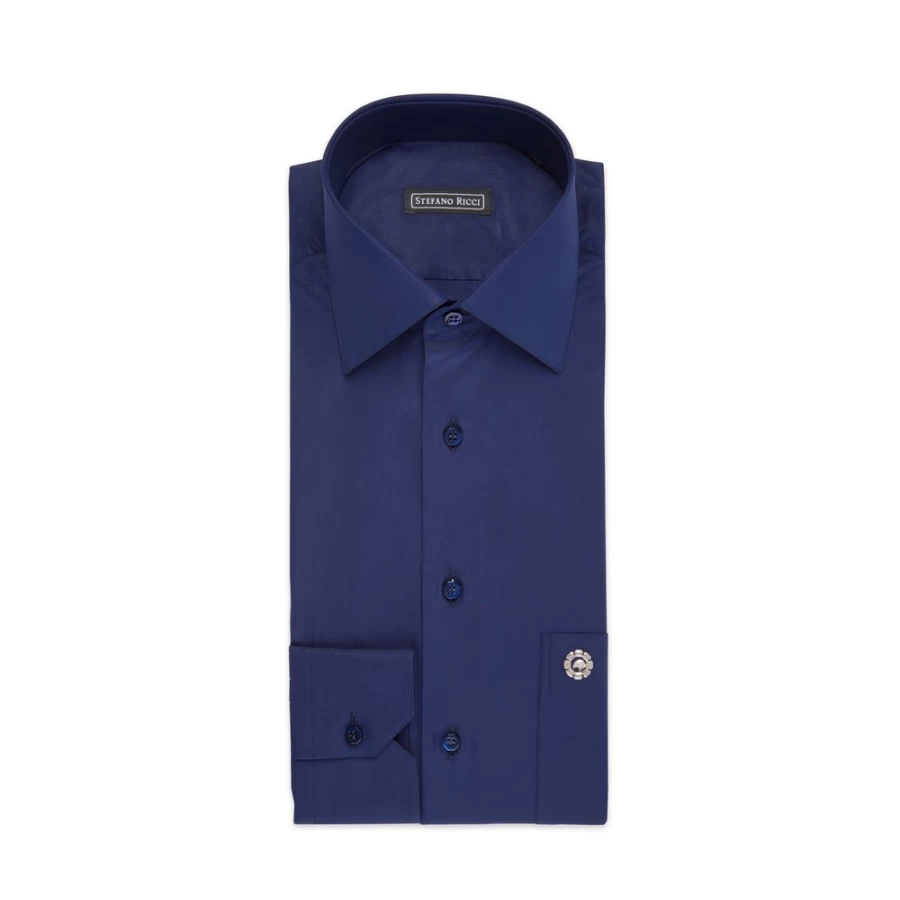 "Stefano Ricci Men's Premium Cotton Asti Shirt – Luxury Formal Wear"