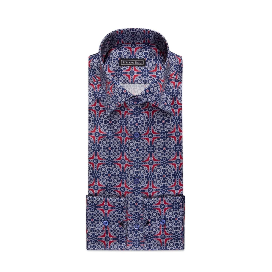 "Stefano Ricci Men's Handmade Torino Shirt – Premium Luxury Cotton Shirt"