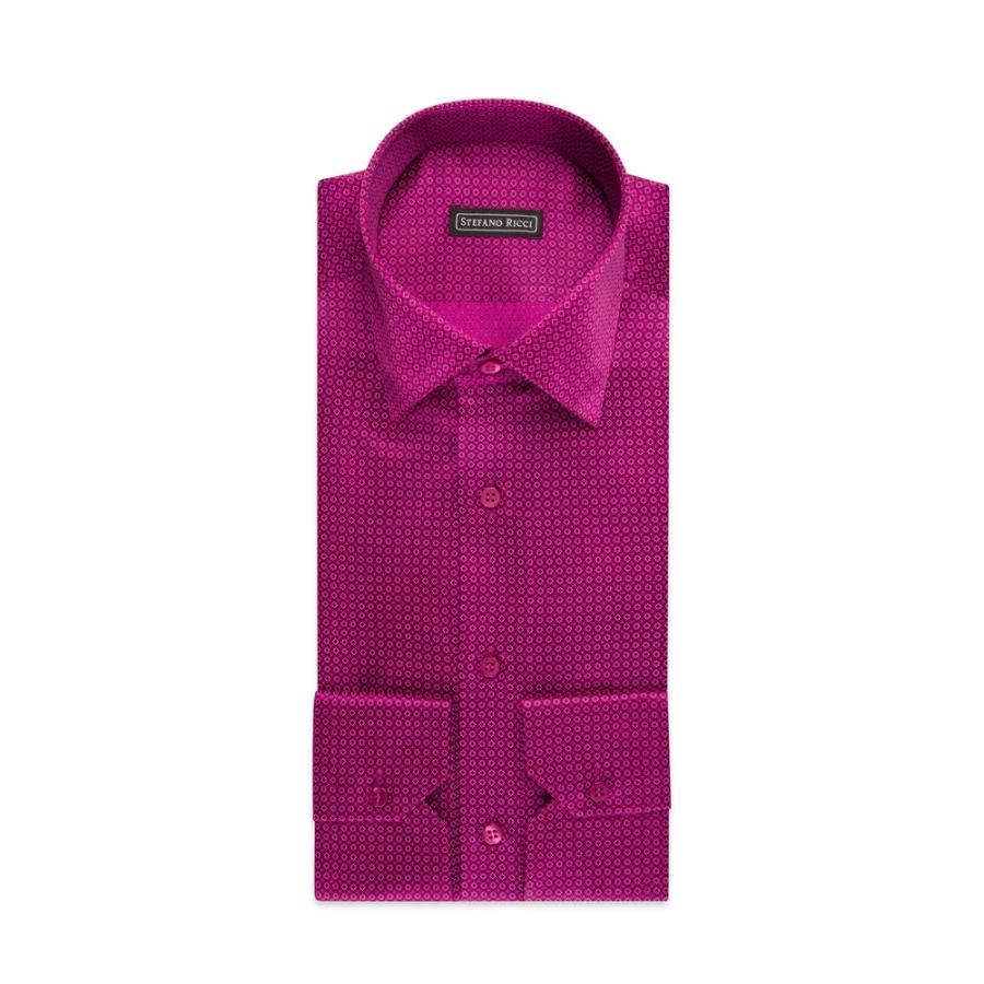 "Stefano Ricci Handmade Men's Ivrea Shirt – Premium Luxury Dress Shirt"