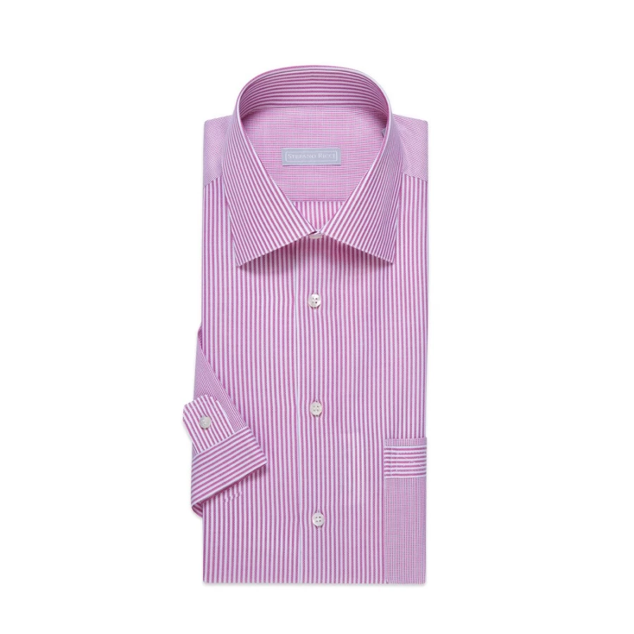 Stefano Ricci Men's Handmade Ivrea Shirt – Luxury Italian Cotton Dress Shirt for Men