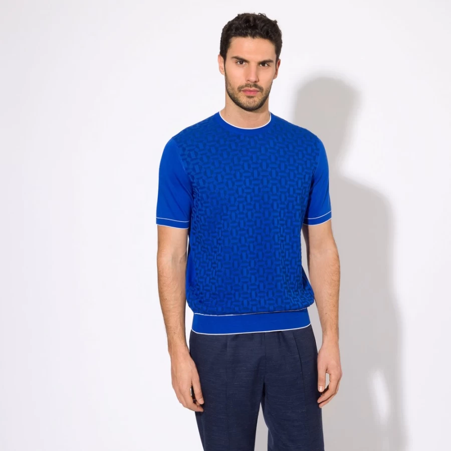 Stefano Ricci Men's Luxury Crewneck Sweater in Classic Color F21181_3163