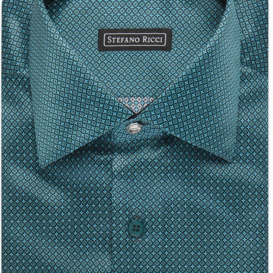 "Stefano Ricci Men's Handmade Torino Shirt – Premium Luxury Shirt"