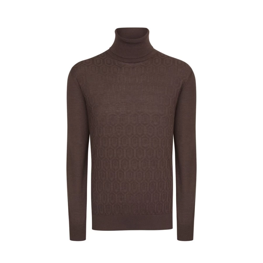 Stefano Ricci Men's Premium Turtleneck Sweater for Luxury Winter Wear
