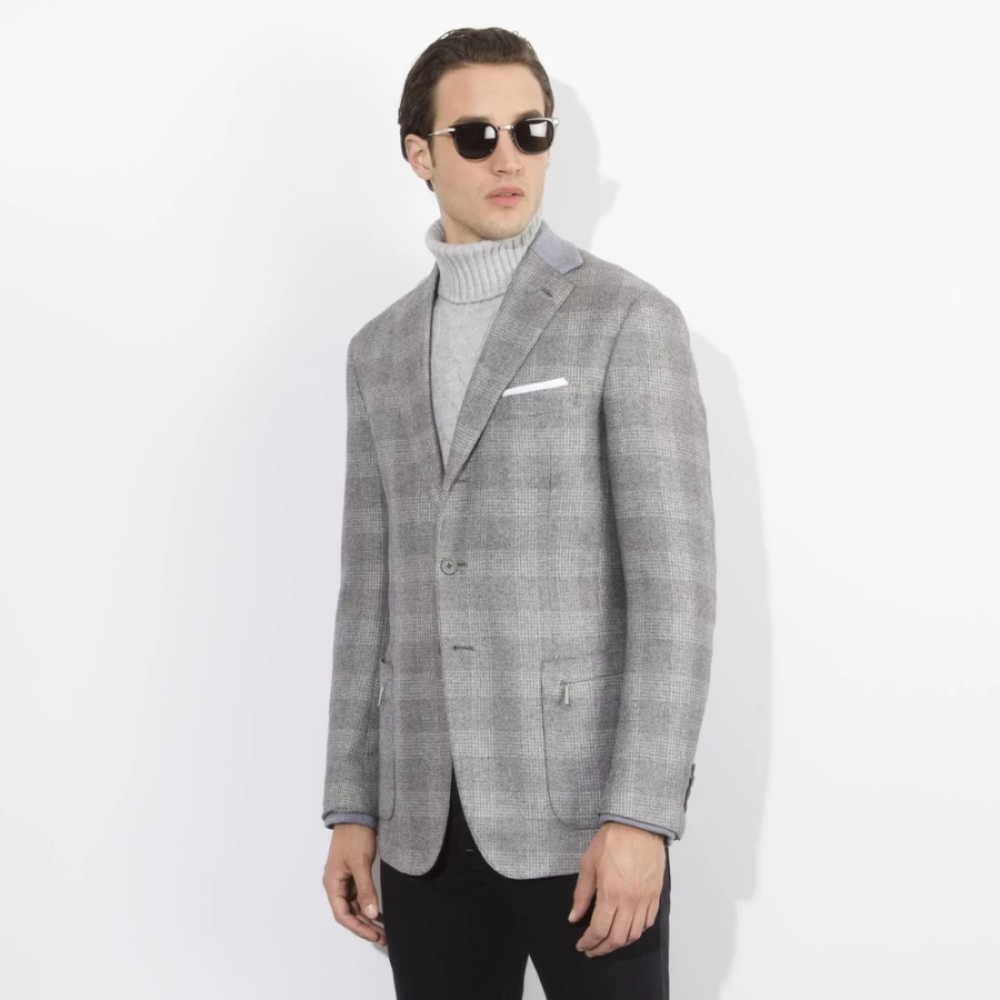 "Stefano Ricci Men's Deconstructed Jacket – Premium Luxury Blazer for Gentlemen"