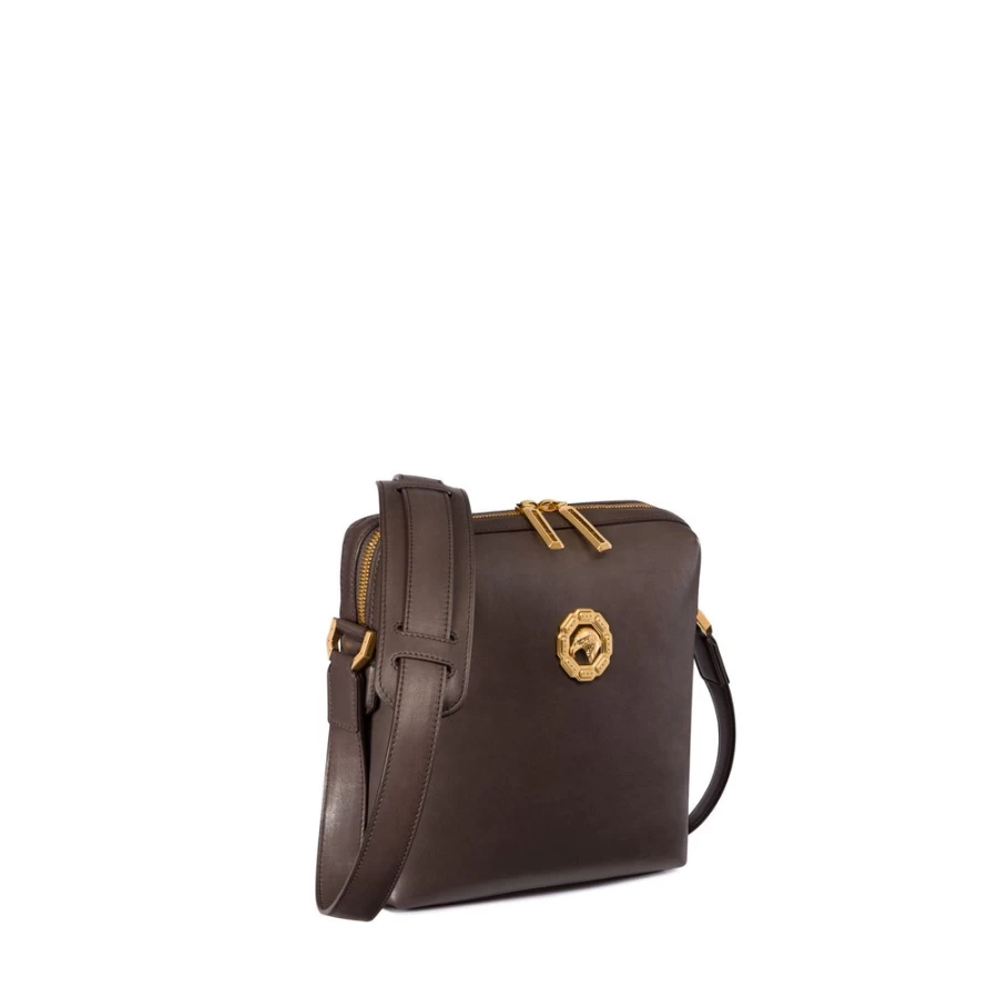 Stefano Ricci Luxury Calfskin Leather Messenger Bag for Men - Premium Designer Briefcase