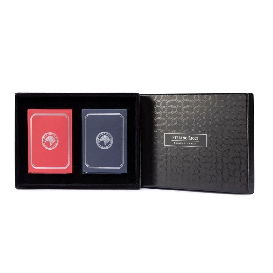 "Stefano Ricci Luxury Two Playing Card Decks – Premium Poker Cards Set"