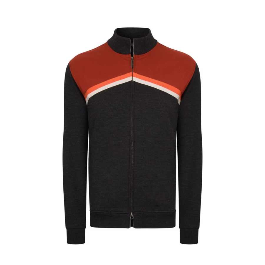 Stefano Ricci Men's Premium Zip-Up Jogging Sweatshirt for Comfort & Style