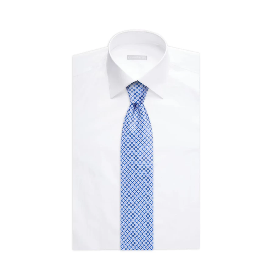 Stefano Ricci Luxury Hand-Printed Silk Tie for Men - Premium Italian Designer Necktie