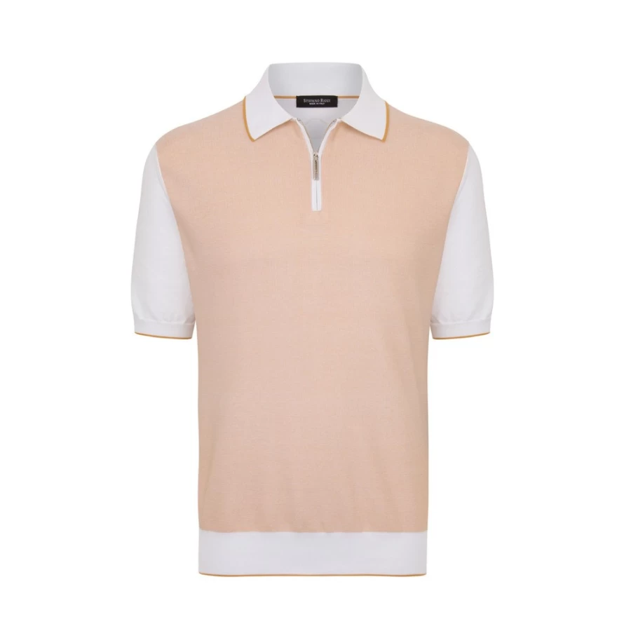 Stefano Ricci Men's Premium Zip Polo Shirt – Luxury Fashion & Style