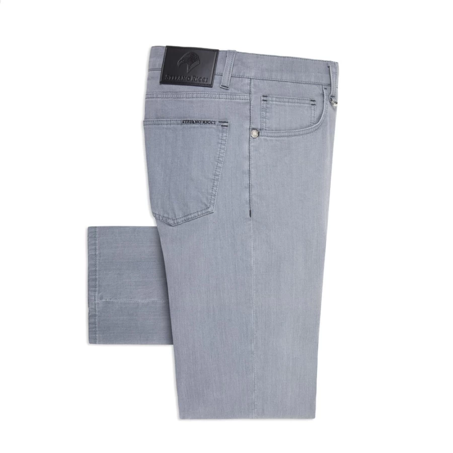 Stefano Ricci Men's Slim Fit Jeans - Premium Tailored Denim for a Stylish Look