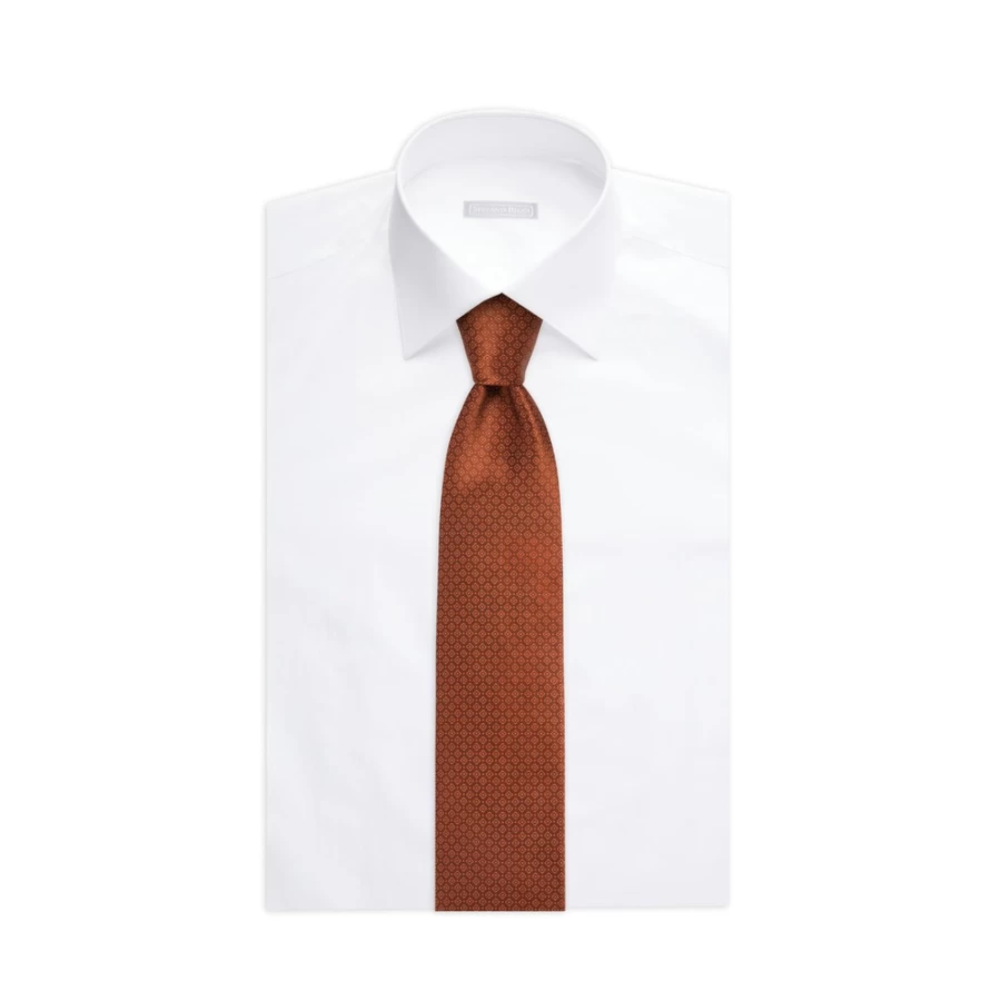 Stefano Ricci Luxury Hand-Printed Silk Tie in Elegant Color 45041_008