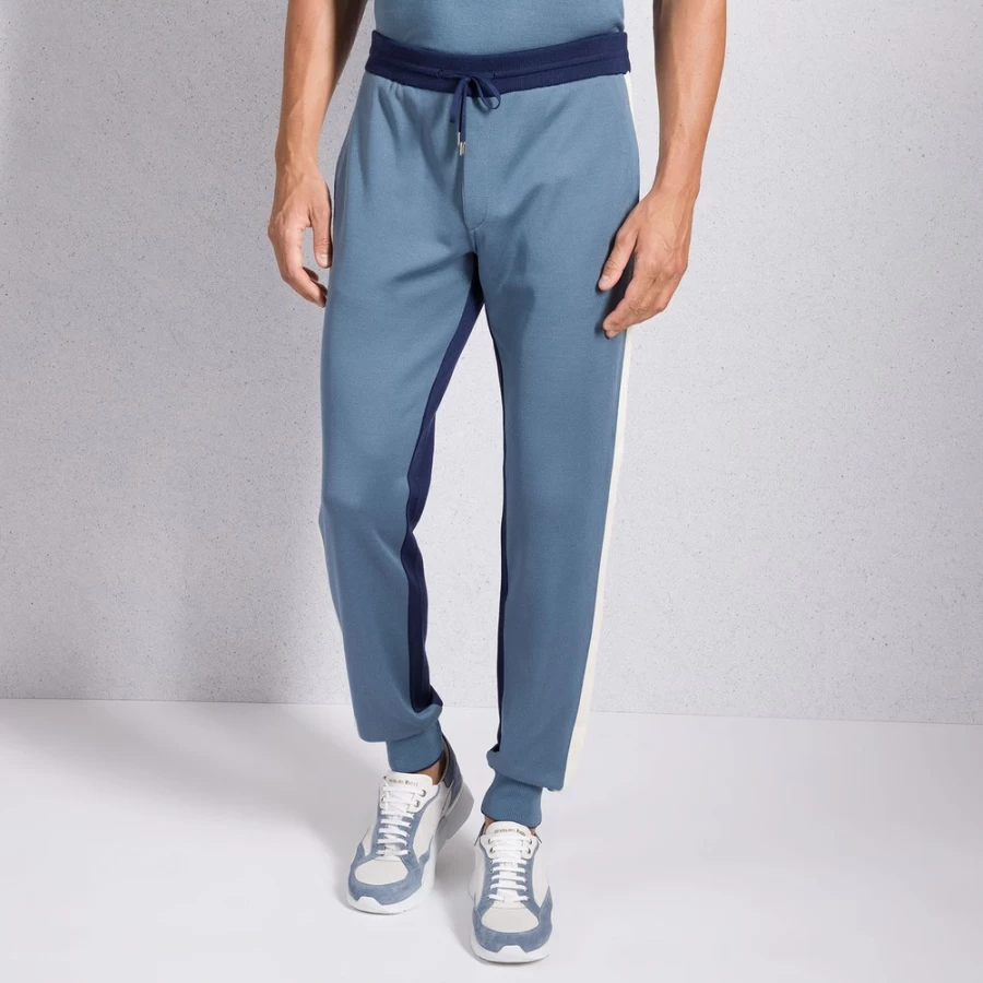 Stefano Ricci Men's Premium Jogging Pants - Luxury Athletic Trousers for Running & Comfort