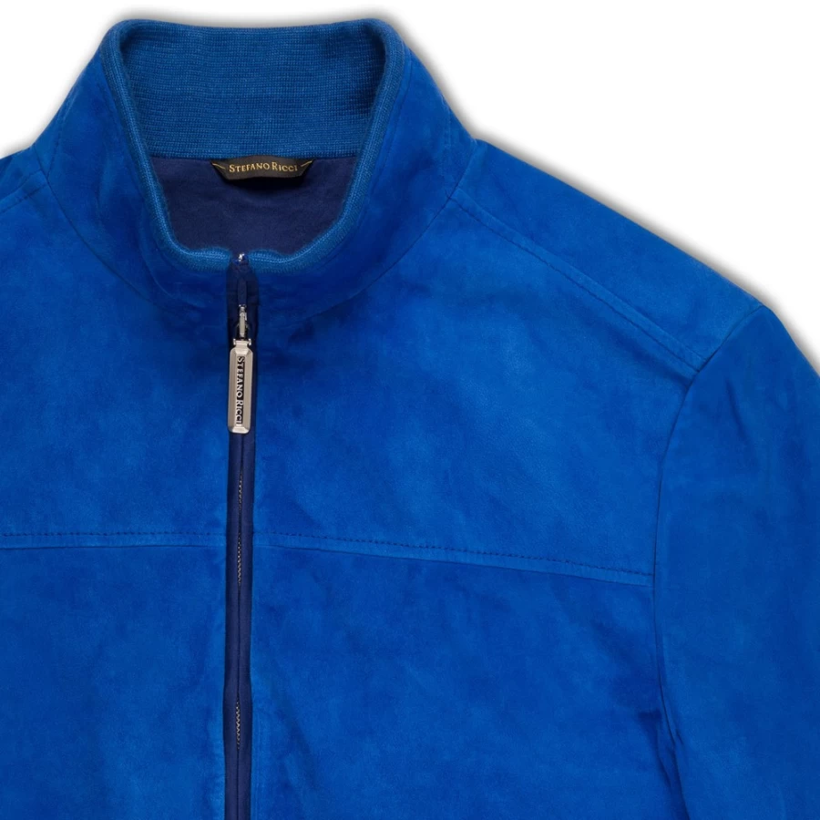 Stefano Ricci Men's Suede Blouson Jacket | Premium Luxury Outerwear