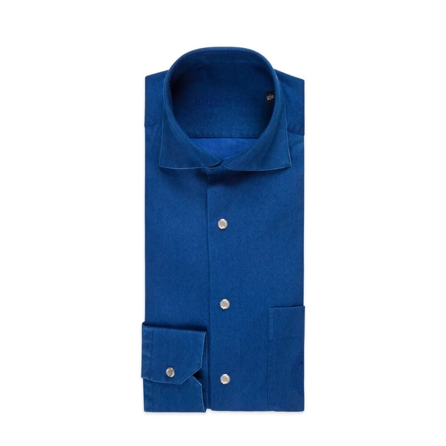 Stefano Ricci Men's Handmade Eboli Shirt – Premium Luxury Dress Shirt for Men