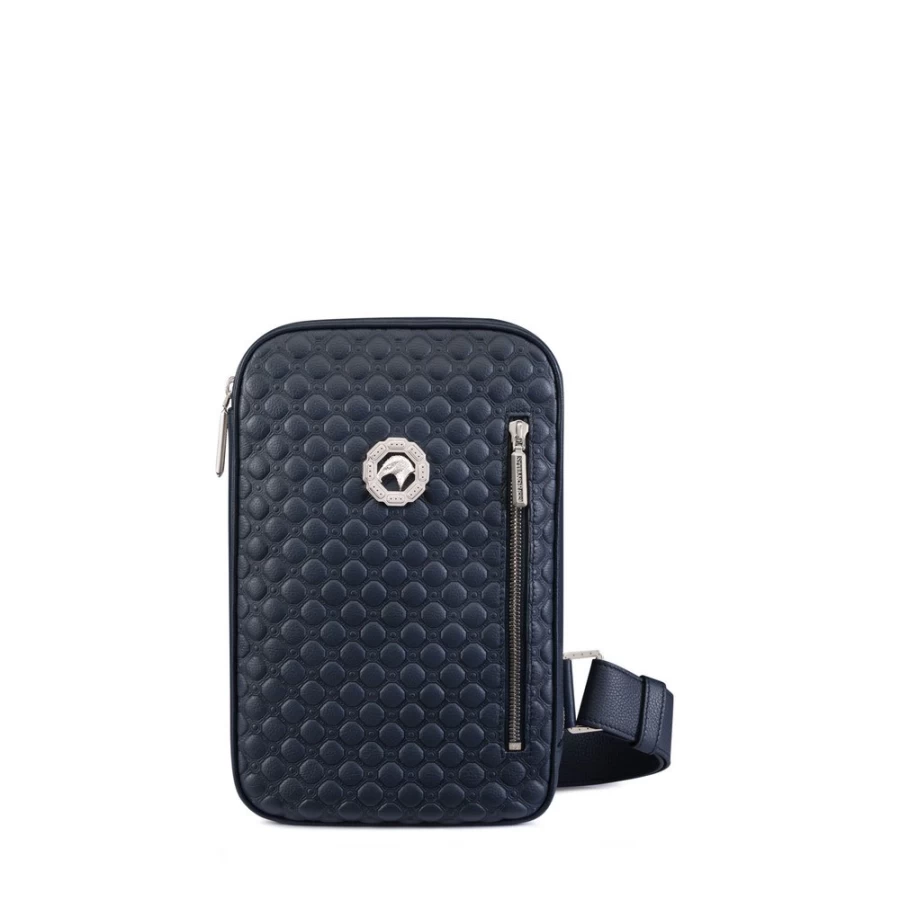 "Stefano Ricci Luxury Calfskin Leather Sling Backpack for Men"