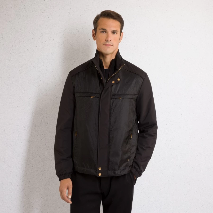 "Stefano Ricci Men's Down Blouson Jacket – Premium Luxury Outerwear"