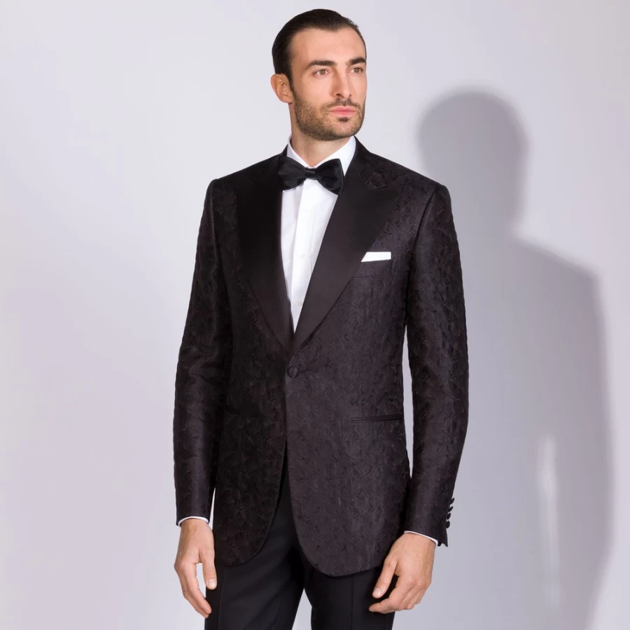 Stefano Ricci Men's Silk Cocktail Jacket - Luxury Formal Blazer for Evening Wear