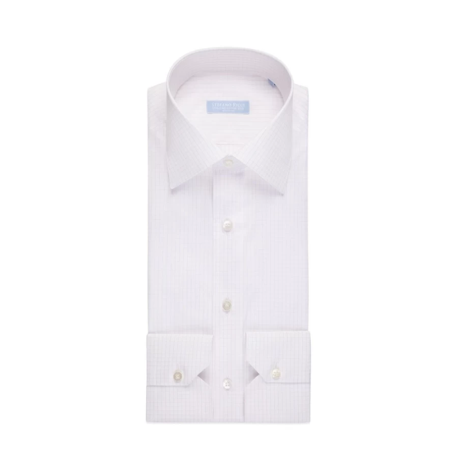Stefano Ricci Men's Handmade Asti Shirt – Premium Luxury Cotton Dress Shirt