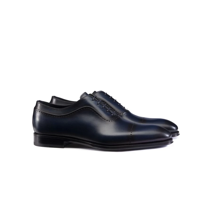 Stefano Ricci Men's B013 Calfskin Leather Derby Shoes for Elegant Formal Wear