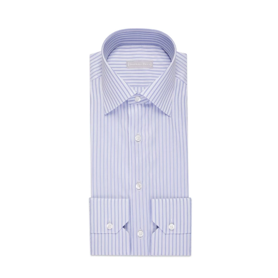 Stefano Ricci Men's Handmade Asti Shirt – Premium Luxury Cotton Dress Shirt